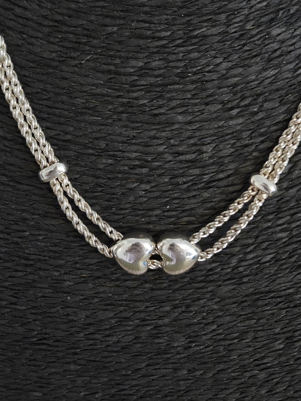 Authentic Tiffany & Co Sliding Hearts Necklace - Picture 3 of 16